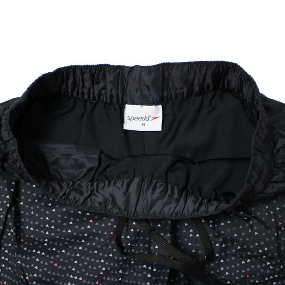 Speedo Workout Running Shorts Geometric Black S - Picture 4 of 6